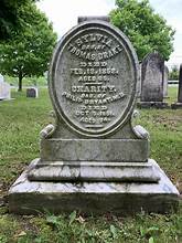 Shared gravestone of Sylvia Drake (1784-1868) and Charity Bryant (1777-1851) in Webridge, Vermont, where they spent
 their lives together.